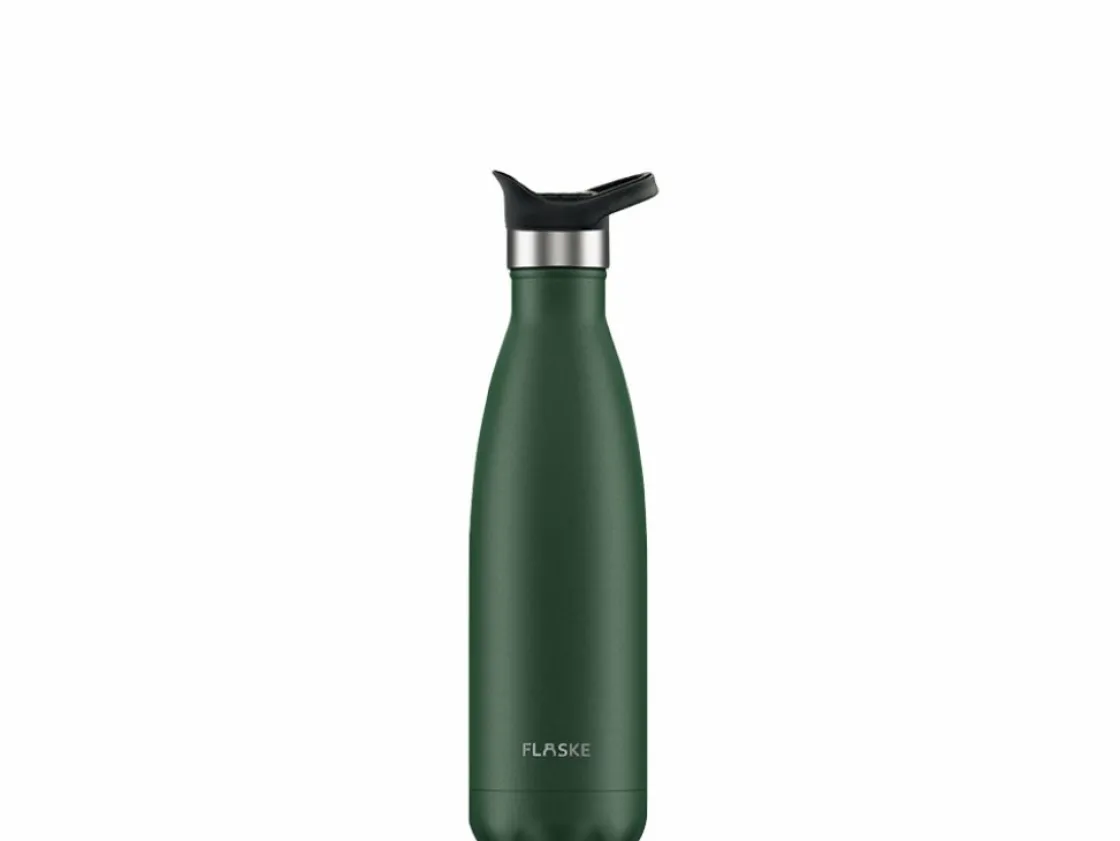 Flaske Thermosflaschen-500 ml Trinkflasche aus Edelstahl - Moss
