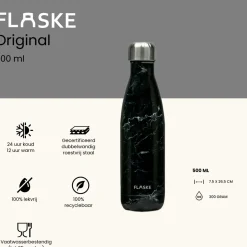 Flaske Thermosflaschen-500 ml Trinkflasche aus Edelstahl - Marble Night