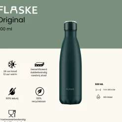 Flaske Thermosflaschen-500 ml Trinkflasche aus Edelstahl - Moss