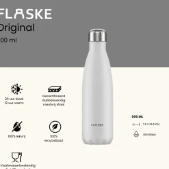 Flaske 500 ml Trinkflasche aus Edelstahl - Ice< Thermosflaschen