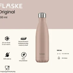Flaske 500 ml Trinkflasche aus Edelstahl - Cloud< Thermosflaschen