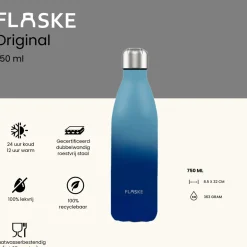 Flaske Thermosflaschen-750 ml Trinkflasche aus Edelstahl - Gradient Skye