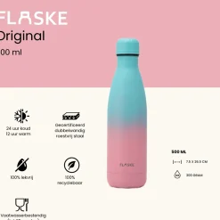 Flaske 500 ml Trinkflasche aus Edelstahl - Gradient Spring< Thermosflaschen