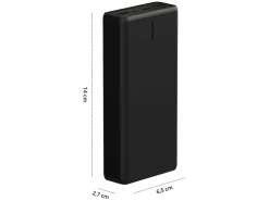 FlinQ Powerbanks^20.000 mAh Powerbank - Black
