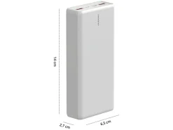 FlinQ Powerbanks-20.000 mAh Powerbank - White