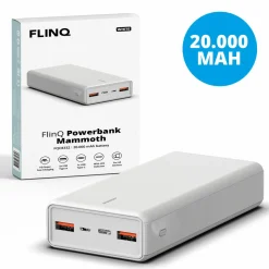 FlinQ Powerbanks-20.000 mAh Powerbank - White