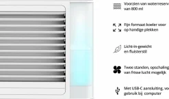 FlinQ 800 ml Tisch-Luftkühler< Ventilatoren
