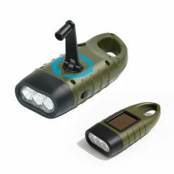 FlinQ Taschenlampen|Taschenlampen^Aufziehbare Taschenlampe - Set von 2