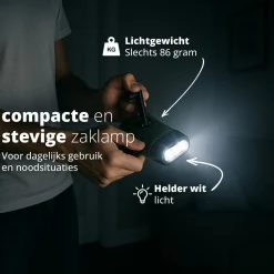 FlinQ Taschenlampen|Taschenlampen^Aufziehbare Taschenlampe - Set von 2