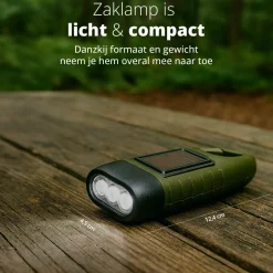 FlinQ Taschenlampen|Taschenlampen^Aufziehbare Taschenlampe - Set von 2