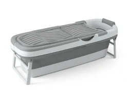 FlinQ Spa^Faltbare Badewanne - Grey/White