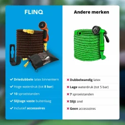 FlinQ Gartenschläuche^Flexibler Gartenschlauch - 15 Meter