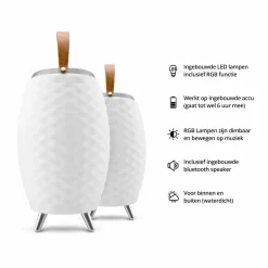 FlinQ Campinglampen Aufladbar|Campinglampen Aufladbar^Kabellose Lautsprecherlampe & Getränkekühler