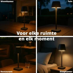 FlinQ Lume Kabellose Tischlampe - Gold< Campinglampen Aufladbar|Campinglampen Aufladbar