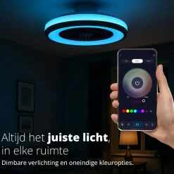 FlinQ Ventilatoren^LumiFan Smart-Deckenventilator - White