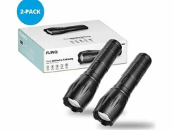 FlinQ Taschenlampen|Taschenlampen^Militär-Taschenlampe - 2er-Pack