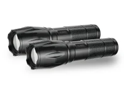 FlinQ Set von 2 Militär-Taschenlampe mit Batterien< Taschenlampen|Taschenlampen