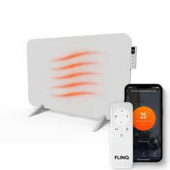 FlinQ Elektroheizungen|Elektroheizungen-Smart Infrarot-Heizung 450W - Weiß