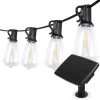 FlinQ Campinglampen Aufladbar|Campinglampen Aufladbar-Smart Solar Lichterkette