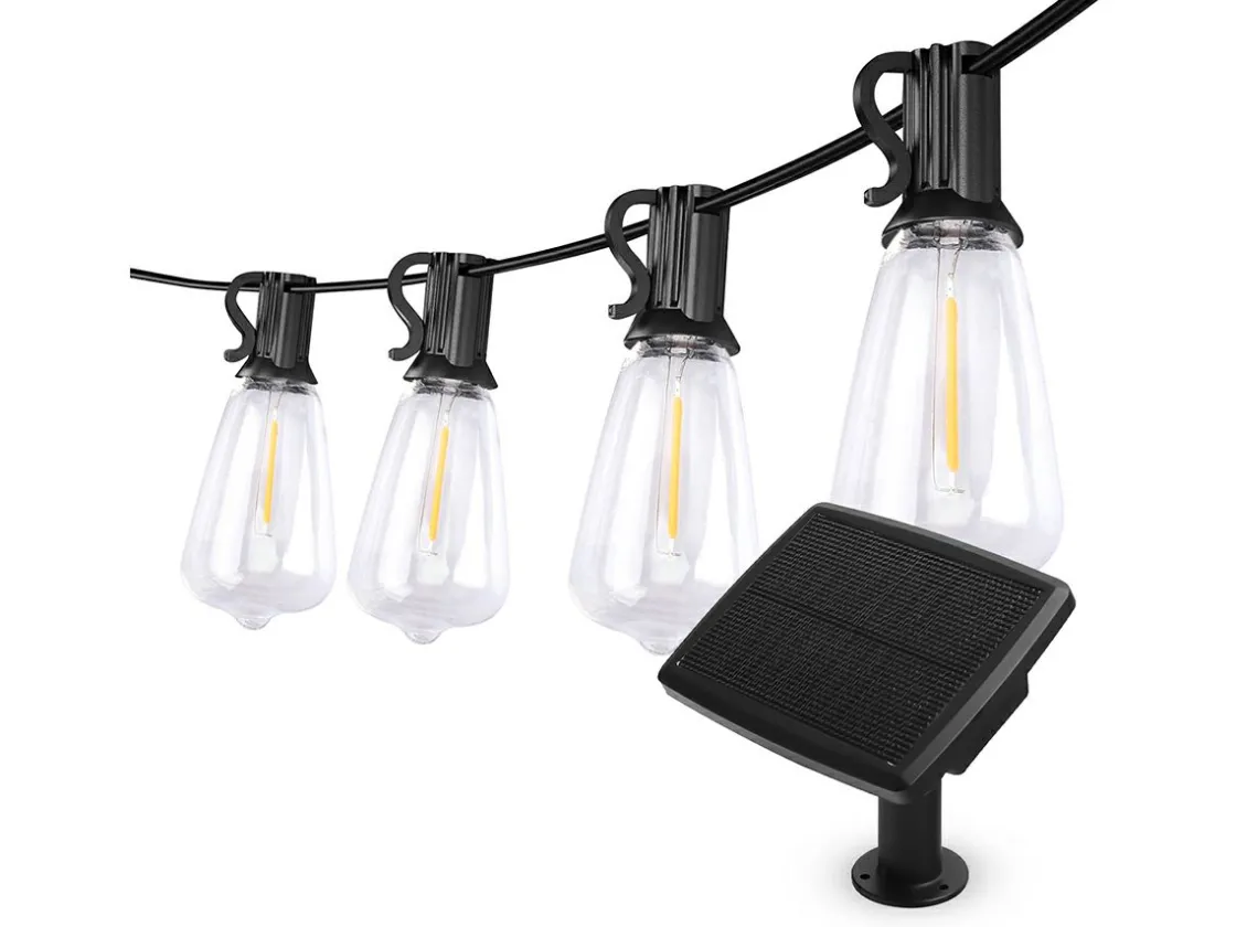 FlinQ Campinglampen Aufladbar|Campinglampen Aufladbar-Smart Solar Lichterkette