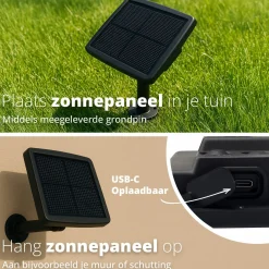 FlinQ Campinglampen Aufladbar|Campinglampen Aufladbar-Smart Solar Lichterkette
