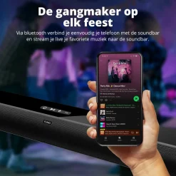 FlinQ Lautsprecher-Soundbar mit integriertem Subwoofer