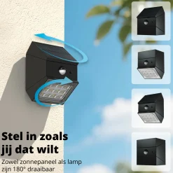 FlinQ Solar-Außenbeleuchtung|Solar-Außenbeleuchtung^TwistCube Solar Wandleuchte - Set von 2