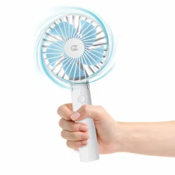 FlinQ Ventilatoren-Wiederaufladbarer Handventilator - White/Blue