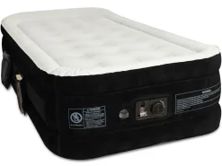 FLOAT Versavento 1-Personen-Luftbett mit Pumpe und Seitentaschen< Luftmatratzen Selbstaufblasend
