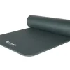 Markenlos Reisespiele^ForzaFit 12 mm Fitnessmatte mit Tragegurt - Grey