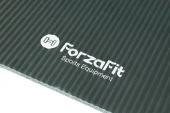 Markenlos Reisespiele^ForzaFit 12 mm Fitnessmatte mit Tragegurt - Grey