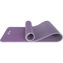 Markenlos Reisespiele-ForzaFit 12 mm Yogamatte mit Tragegurt - Purple