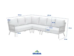 Garden Impressions Aversa Eck-Loungeset< Lounge Sets