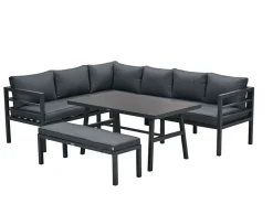 Garden Impressions Lounge Sets^Bleco II Lounge-Dining Set - Black