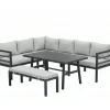 Garden Impressions Lounge Sets^Bleco II Lounge-Diningset - desert sand