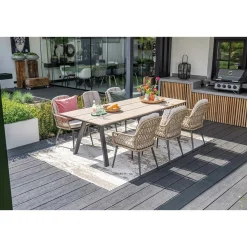 Garden Impressions Kalibo dunkelgrauer Lounge-Esszimmerstuhl< Gartenstühle