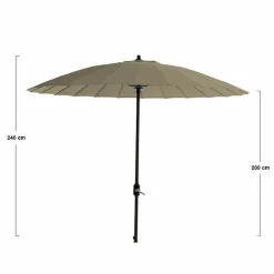Garden Impressions Manilla Stocksonnenschirm - Brown< Sonnenschirme