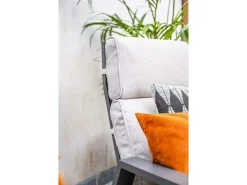 Garden Impressions Max Loungesessel mit Beinauflage - Valley sand< Gartenstühle
