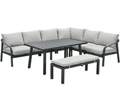 Garden Impressions Lounge Sets^Monti Lounge-Dining-Set - Black