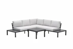 Garden Impressions Lounge Sets-Prinos 4-teiliges Loungeset - carbon black