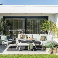 Garden Impressions Lounge Sets^Senja 3-teiliges Lounge-Essset rechts – Sand