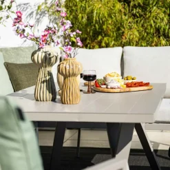 Garden Impressions Lounge Sets^Senja 3-teiliges Lounge-Essset rechts – Sand