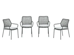 Garden Impressions Gartenstühle-Swifty Grey Gartenstuhl - Set von 4