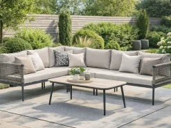 Garden Impressions Lounge Sets-Teramon Lounge Eckbank - Taupe