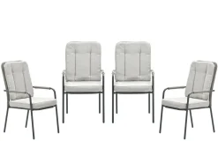 Garden Impressions Gartenstühle-Venice stapelbar Dining Sessel - Set von 4