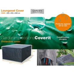 Garden Impressions Schutzhüllen Gartenmöbel-235x235xh65 cm lounge-set-bezug