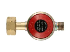 Gimeg Gasdruckregler^1 bar 3/8 inch links DIN Gasdruckregler