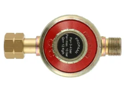 Gimeg Gasdruckregler-0-4 bar 3/8" Li In x auß verstellbarer Gasdruckregler