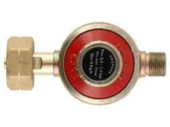 Gimeg Gasdruckregler-0,4-1,4 bar 3/8" links einstellbarer DIN Druckregler
