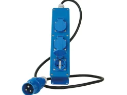 Gimeg 10 Meter CEE 3-fach Steckdose< Cee Steckdosen